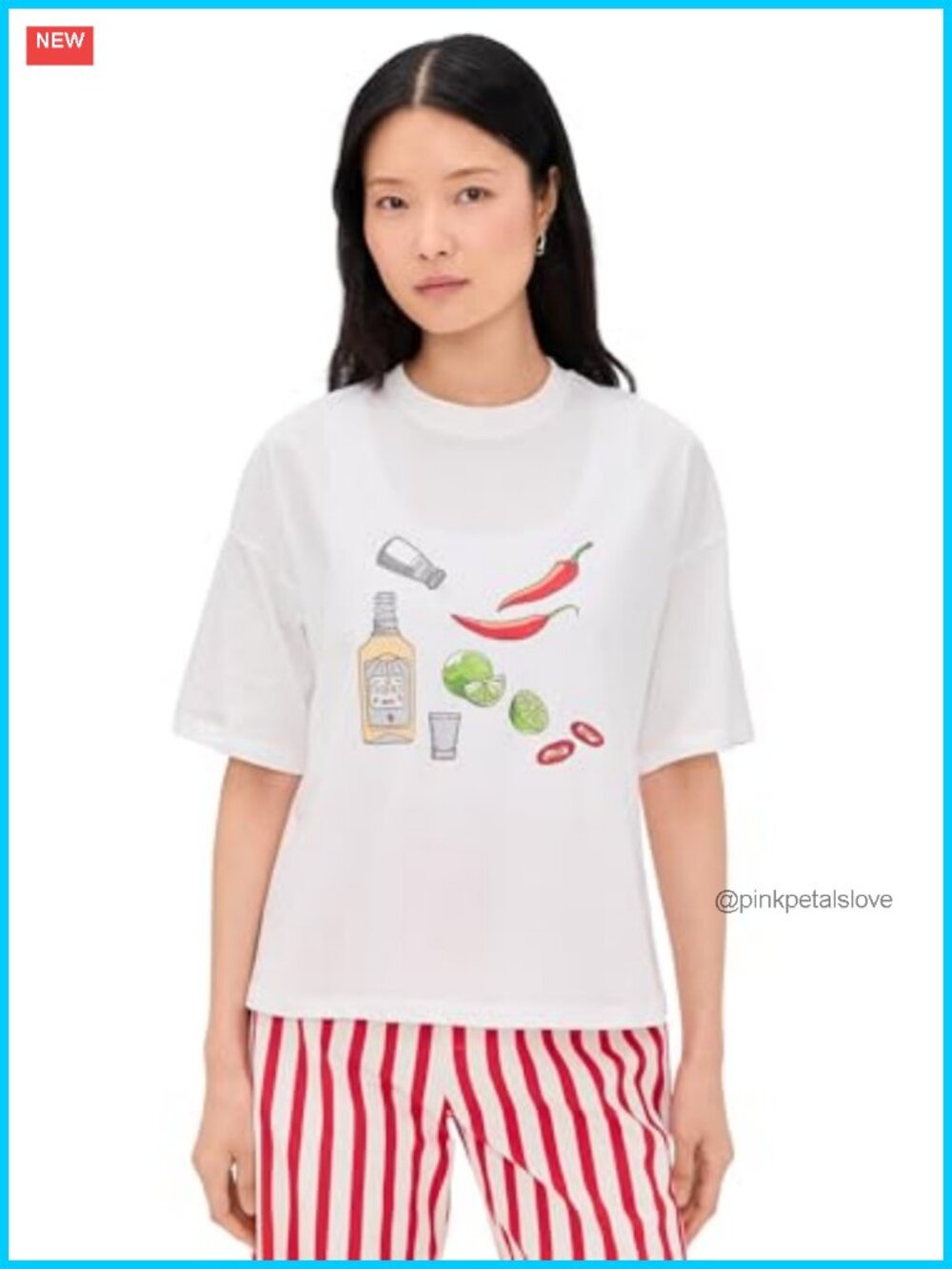 Never Fully Dressed Spicy Margarita Ingredients Graphic T-Shirt